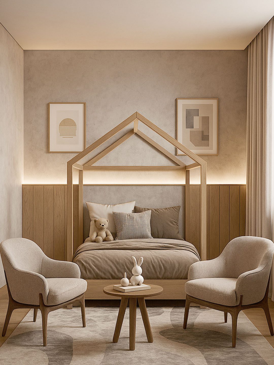 Iluminação para quarto infantil com led