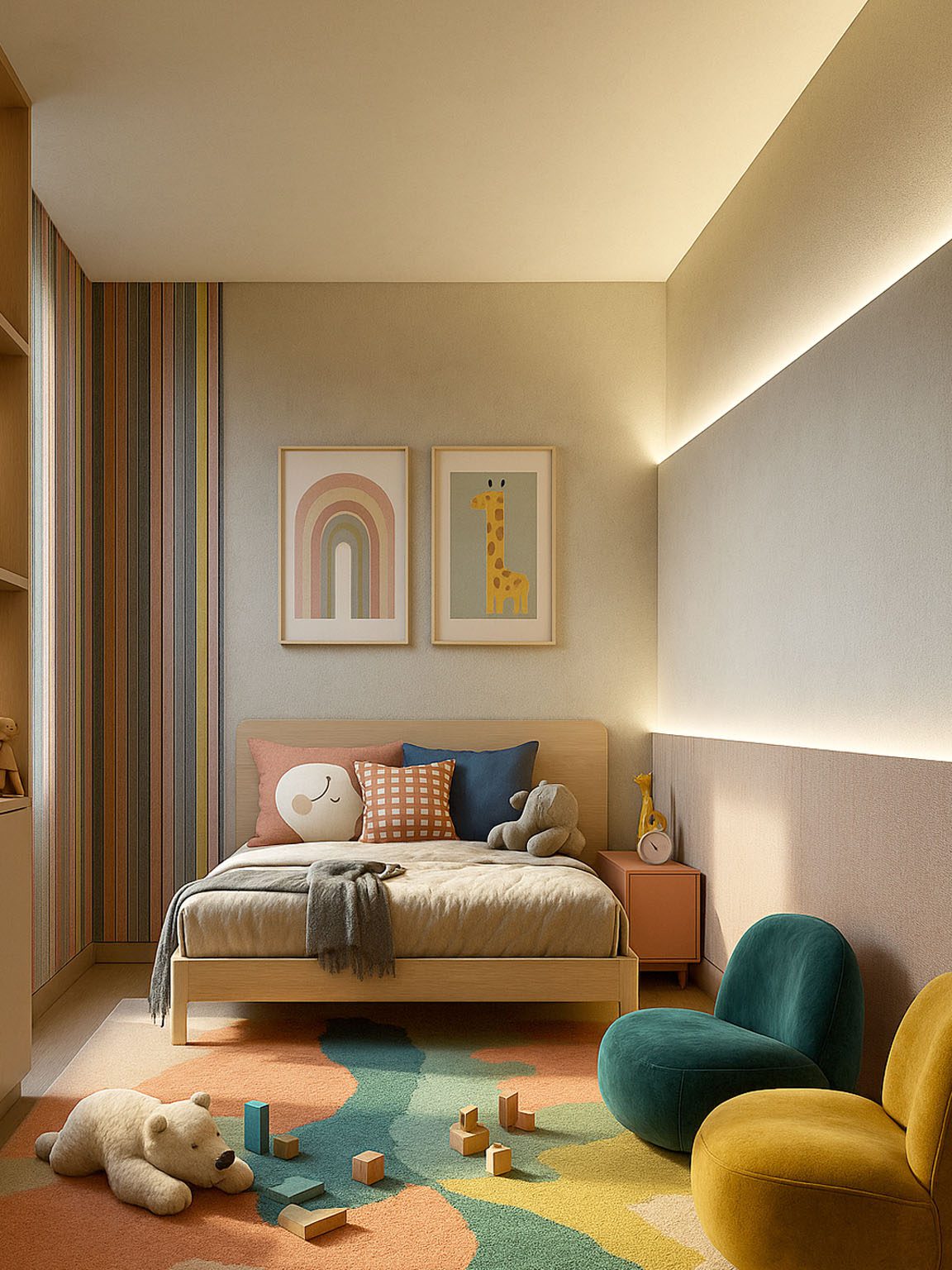 Iluminação para quarto infantil Prolinea