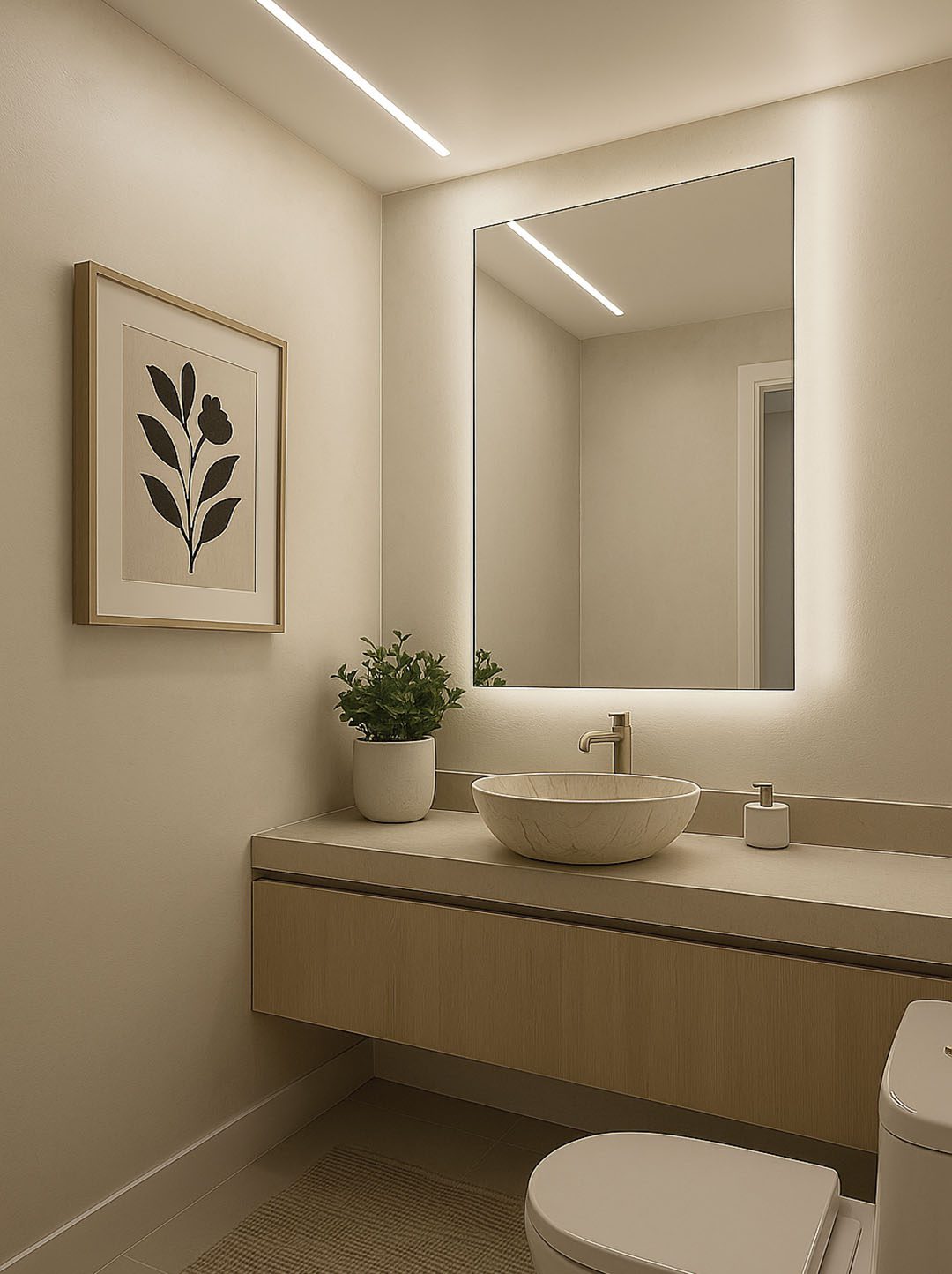 Iluminação para Lavabo Prolinea