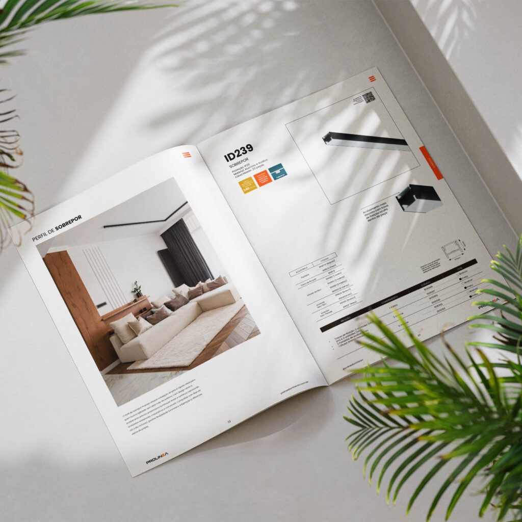 Novo Catálogo de Perfis de Led Prolinea