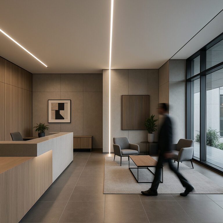 ID253 - Prolinea - Perfil No Frame -Ambiente Comercial recepção