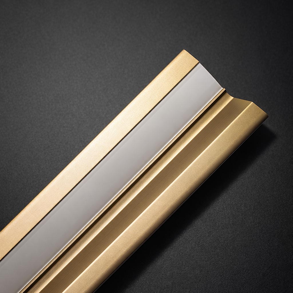Perfil LED Anodizado Champagne