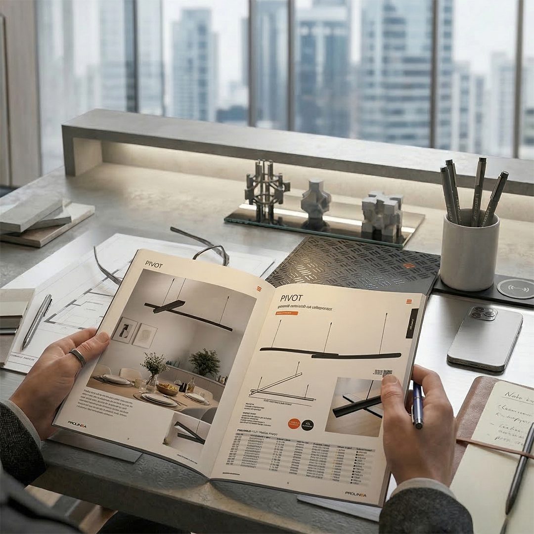 Prolinea iluminação - O novo Catálogo Prolinea 2026 já está disponível!