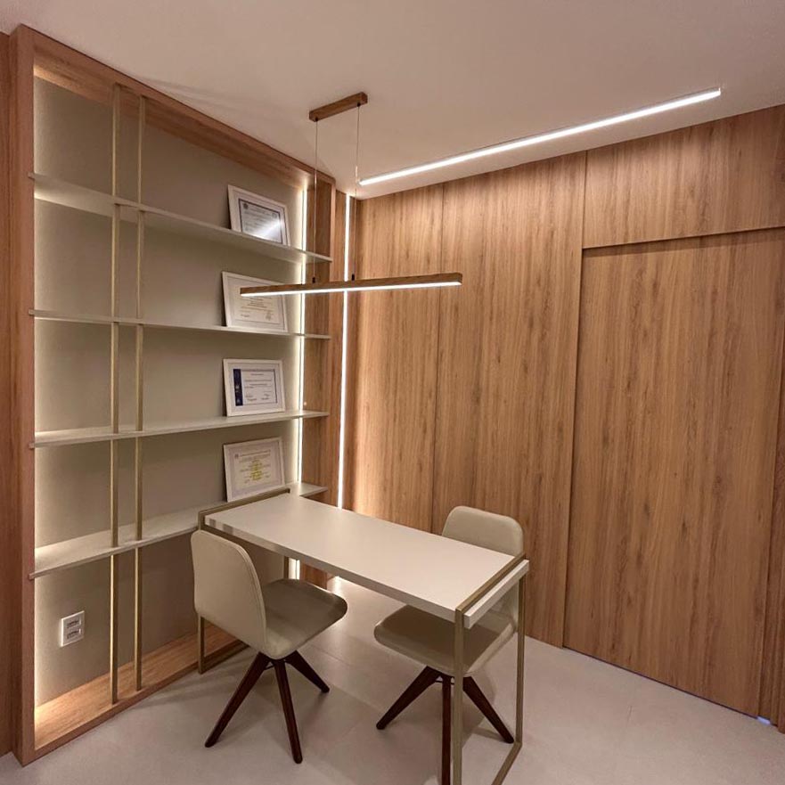 Iluminação para Consultórios - Recepção Dentista