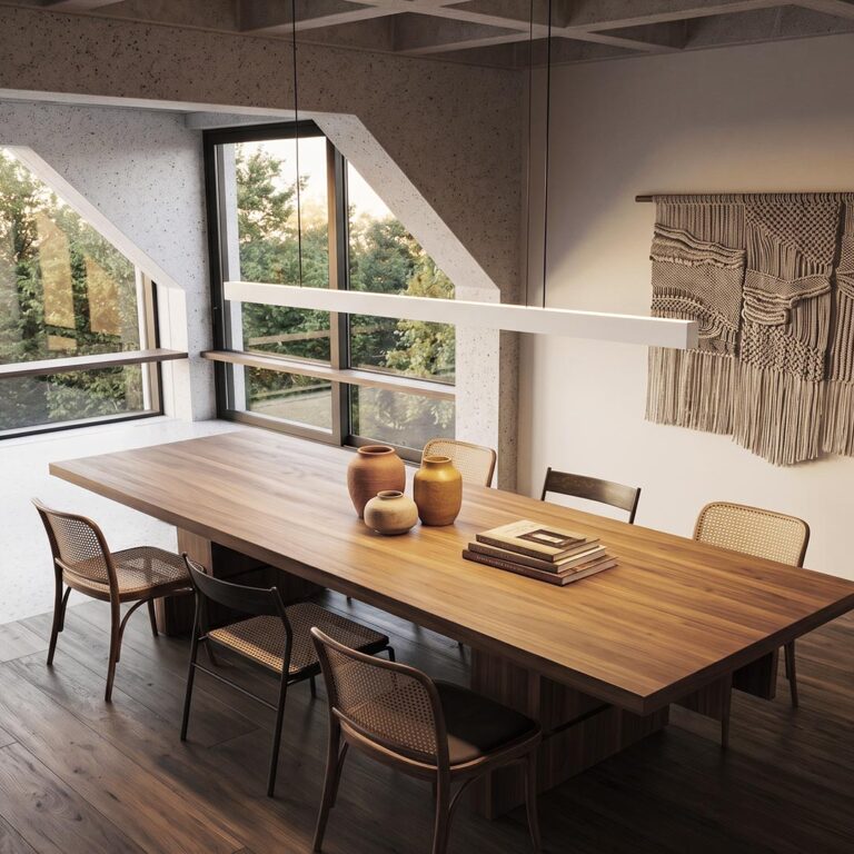Pendente Linear sobre Mesa